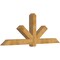 Ekena Millwork Kennewick Rough Sawn Timber Gable Bracket, Western Red Cedar, 96"W x 36"H x 6"D x 6"F, 9/12 Pitch GBW096X36X0606KEN00RWR - alternate 4